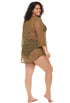 V-NECK BELL SLEEVE TUNIC - BONDI - PLUS SIZE